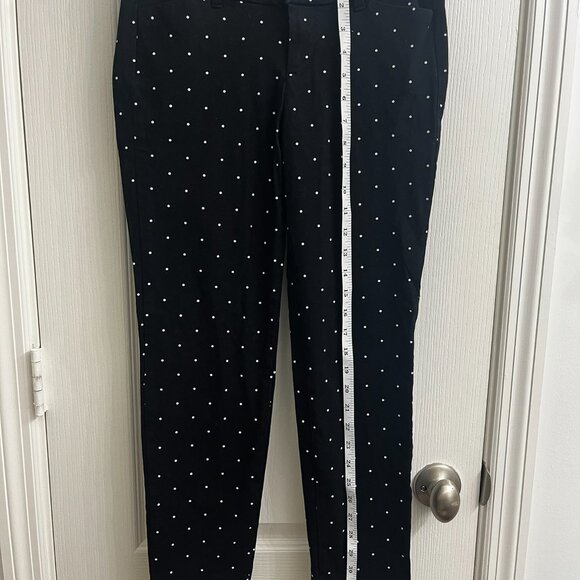Old Navy Pixie Cotton Blend Black Pants Sz 2 R - Picture 1 of 6